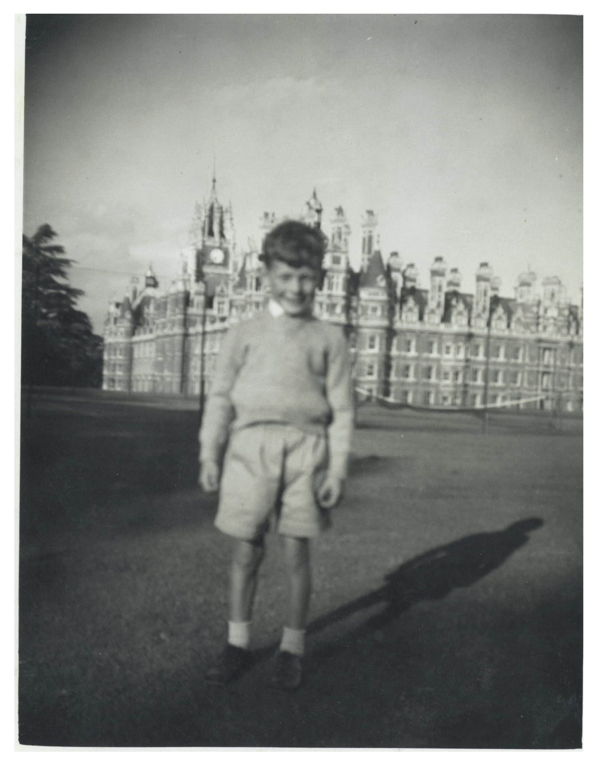 The Author at Royal Holloway College, late 1950s.